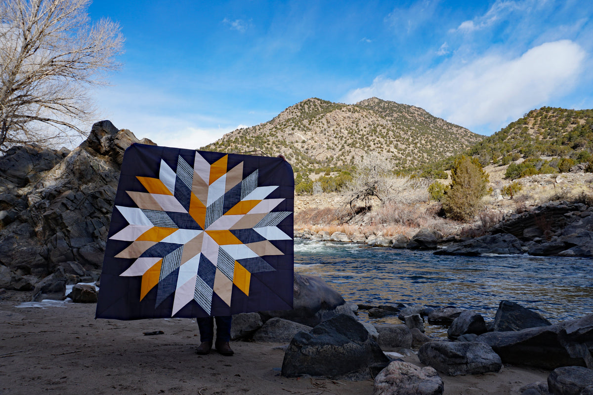 Homestead Star Quilt Pattern - PDF quilt made by Genna