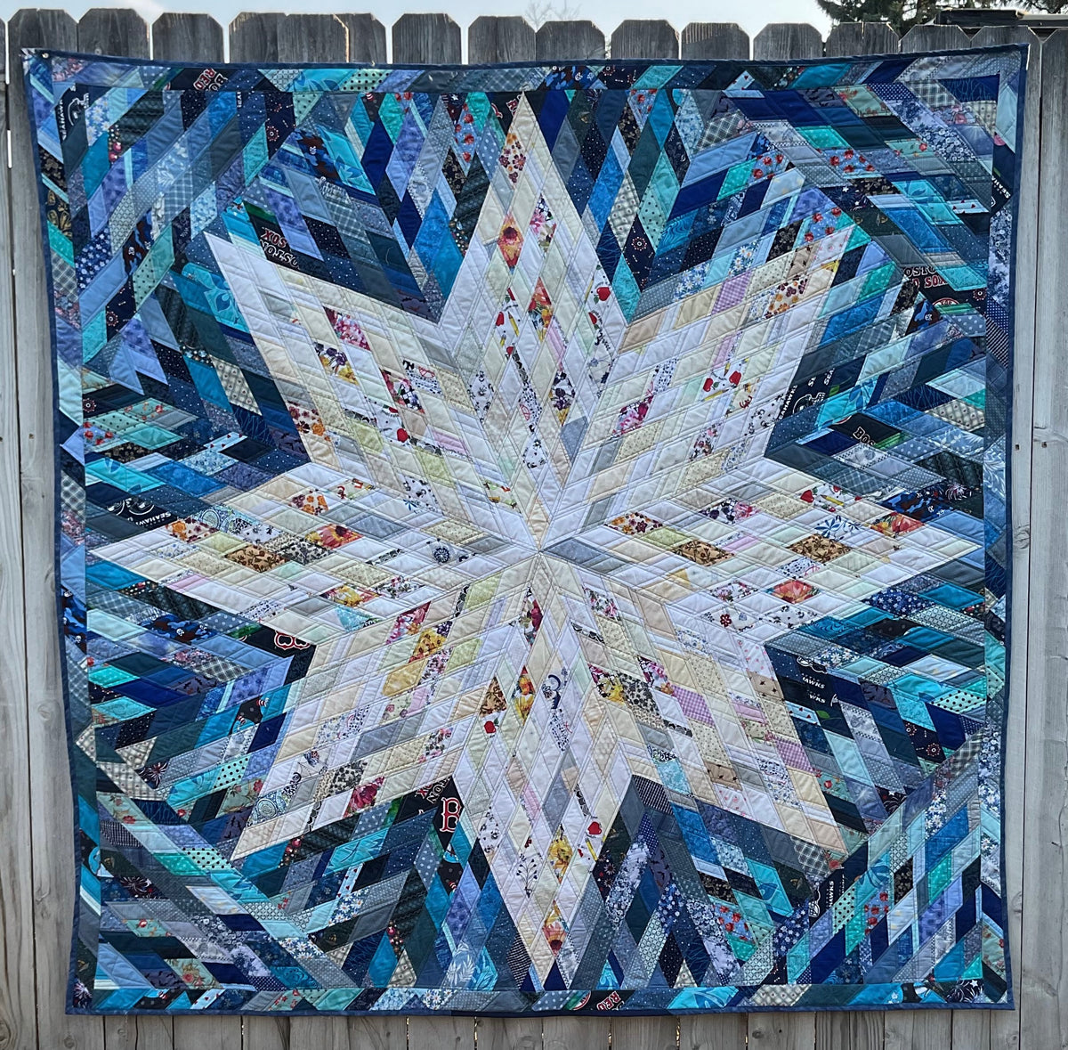 Prismatic Patchwork Quilt Pattern - PDF quilt made by Dorothy