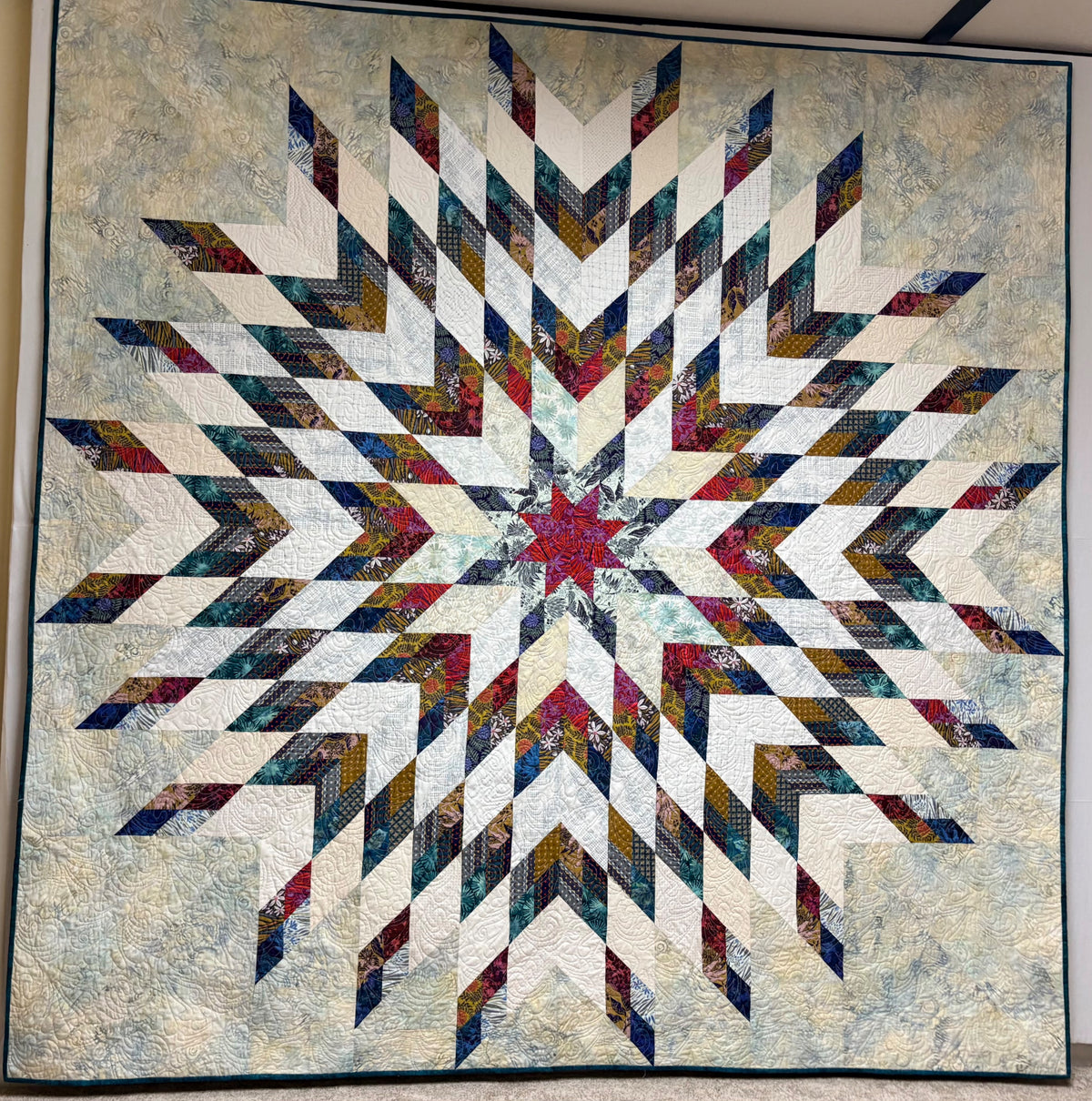 Hyalite Star Quilt Pattern - PDF quilt made by Barbara