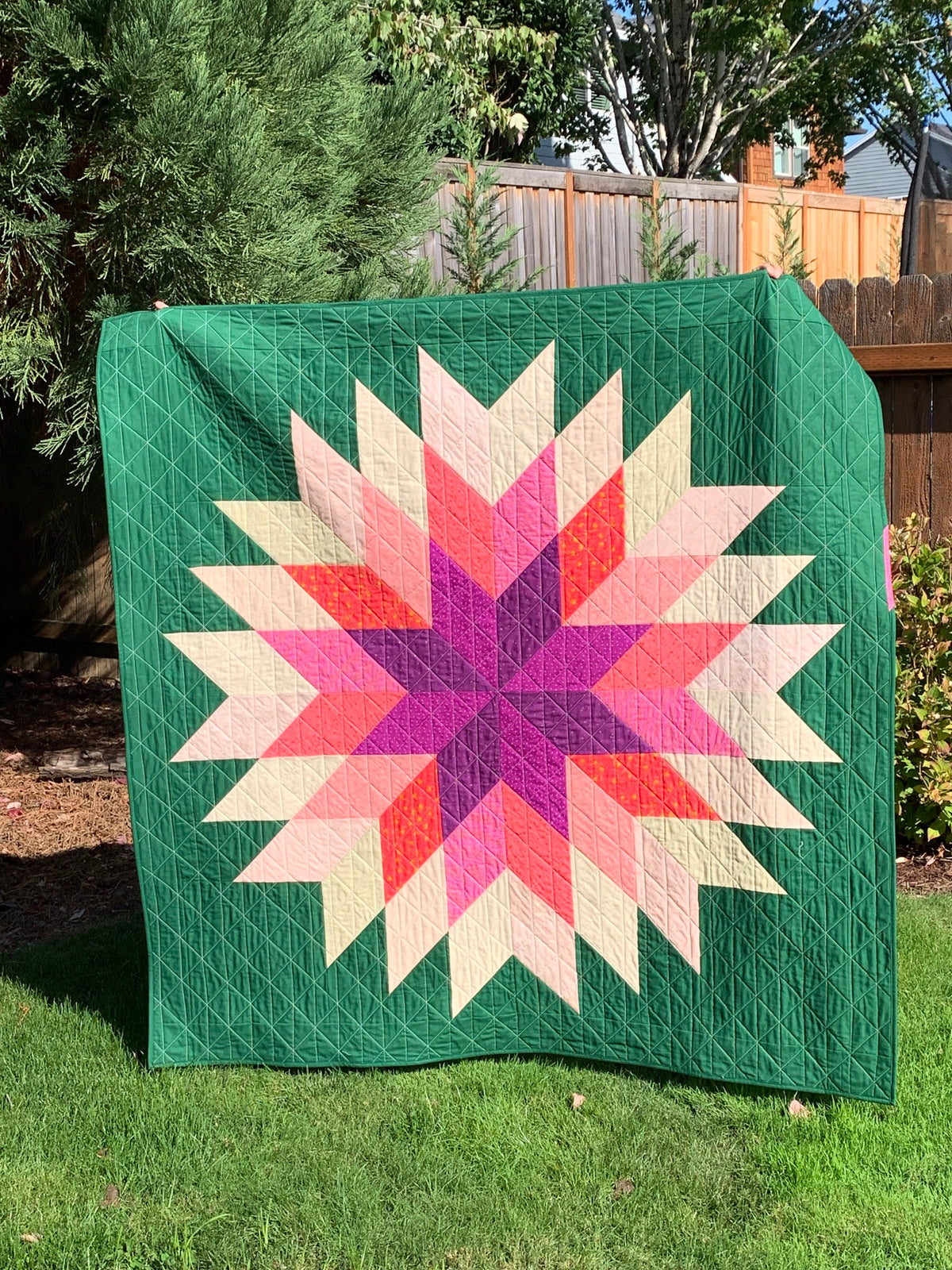 Homestead Star Quilt Pattern - PDF quilt made by Paula