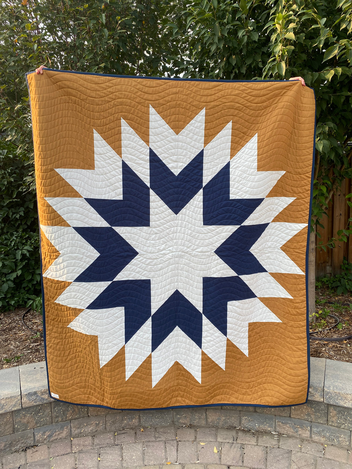 Homestead Star Quilt Pattern - PDF quilt made by Mackenzie