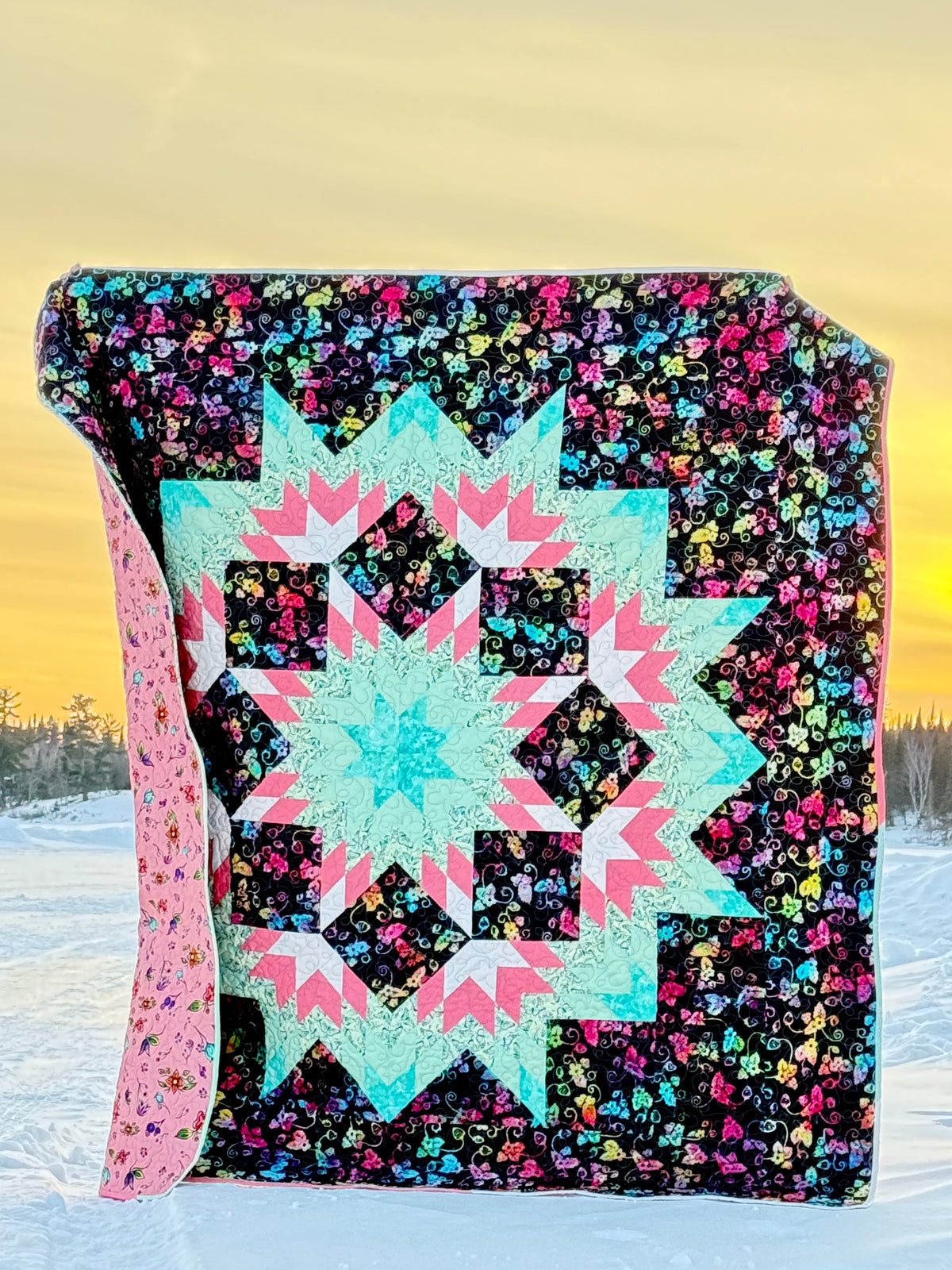Lone Star Legacy: 12 Modern Projects by Lindlee Smith - Signed version quilt made by Kandus