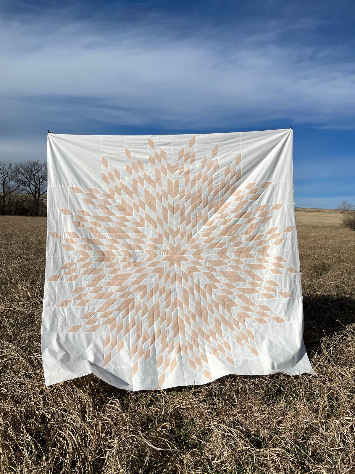 Big Sky Star Quilt Pattern - PDF quilt made by KayLa