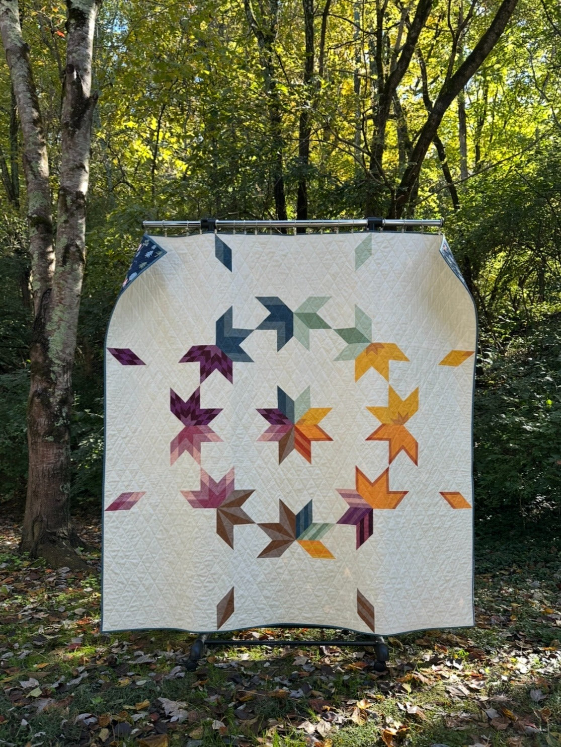 Combo Star Quilt Pattern - PDF quilt made by Eva