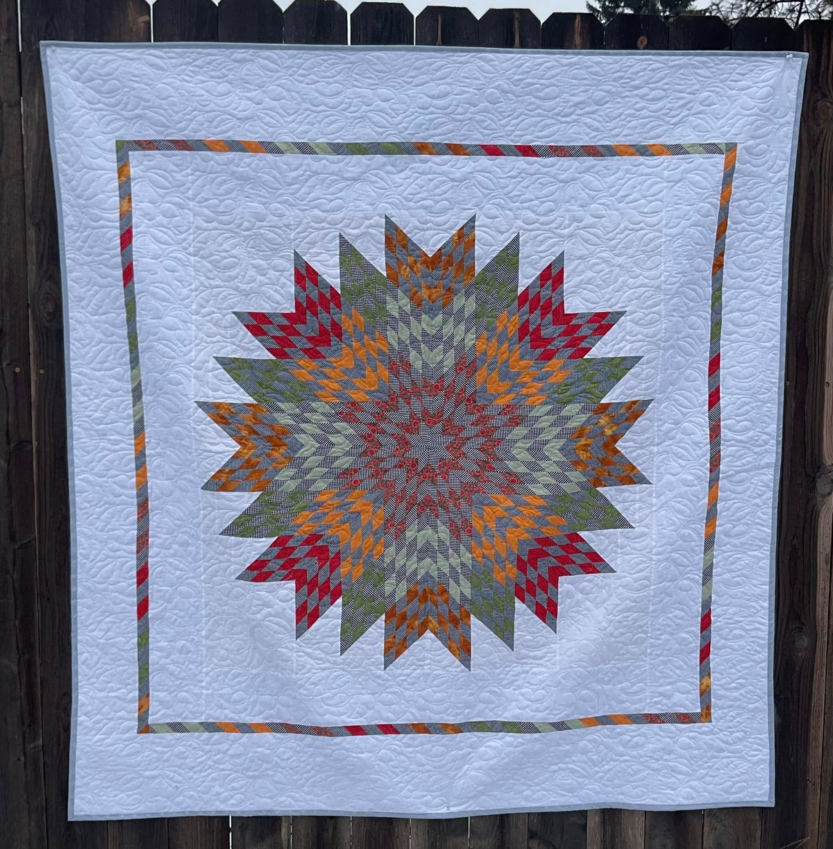 Little Big Sky Star Quilt Pattern - PDF quilt made by Dorothy