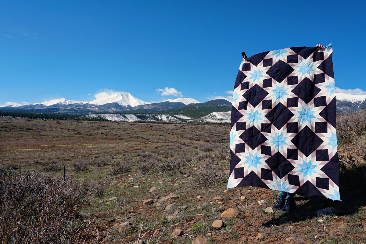 Not Alone Star Quilt Pattern - PDF quilt made by Genna