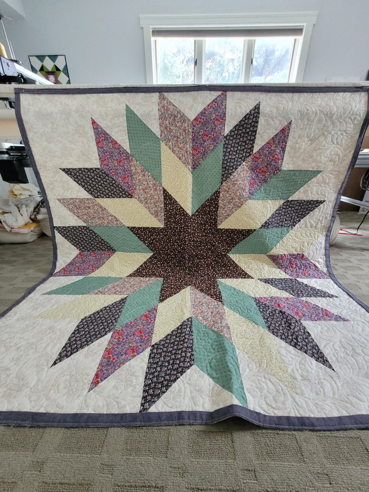 Homestead Star Quilt Pattern - PDF quilt made by Lisa