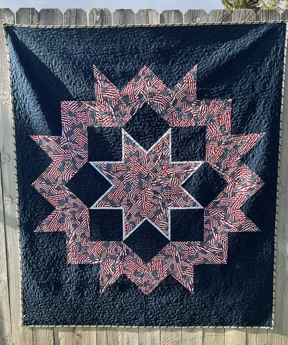 Lone Star Legacy: 12 Modern Projects by Lindlee Smith - Signed version quilt made by Dorothy