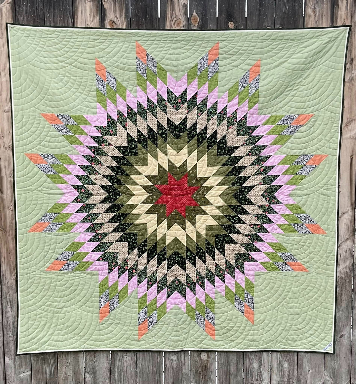 Western Sky Star Quilt Pattern - PDF quilt made by Dorothy