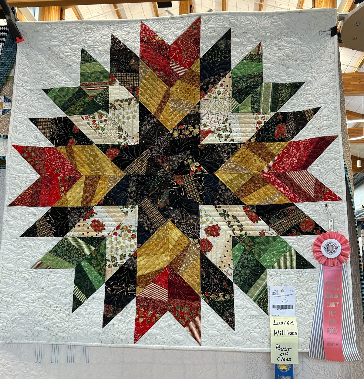 Wild Homestead Star Quilt Pattern - PDF quilt made by Luanne