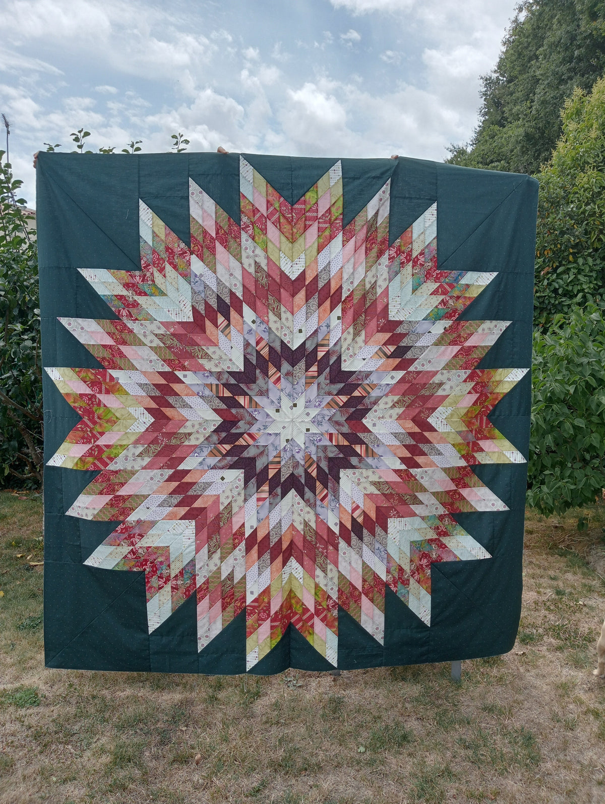 Big Sky Star Quilt Pattern - PDF quilt made by Emilie