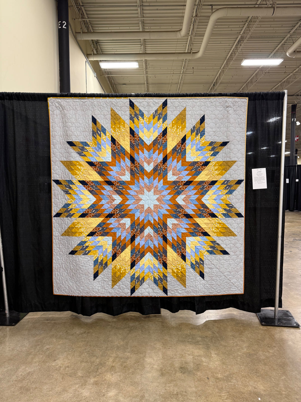 Big Sky Star Quilt Pattern - PDF quilt made by Angela