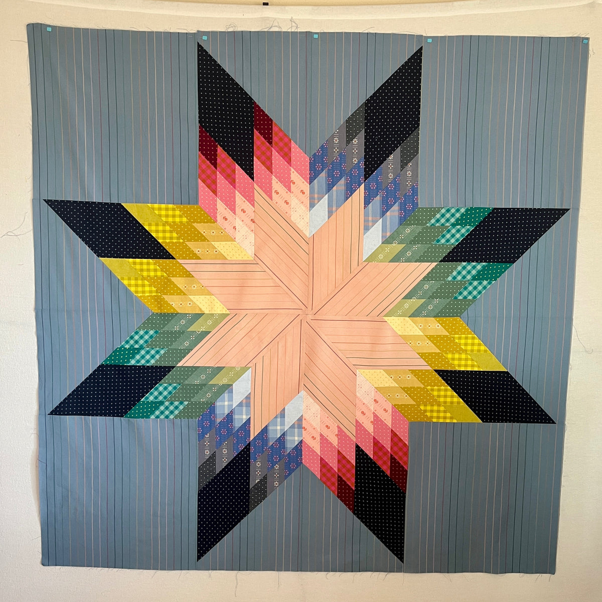 Camp Star Quilt Pattern - PDF quilt made by Colleen