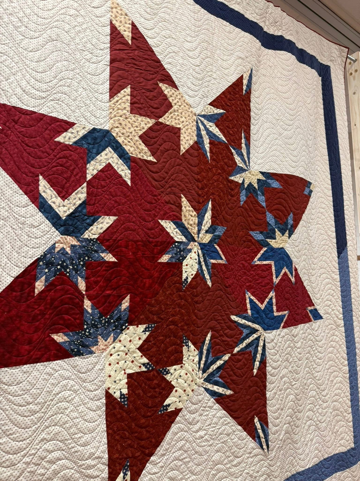 Combo Star Quilt Pattern - PDF quilt made by Yvette