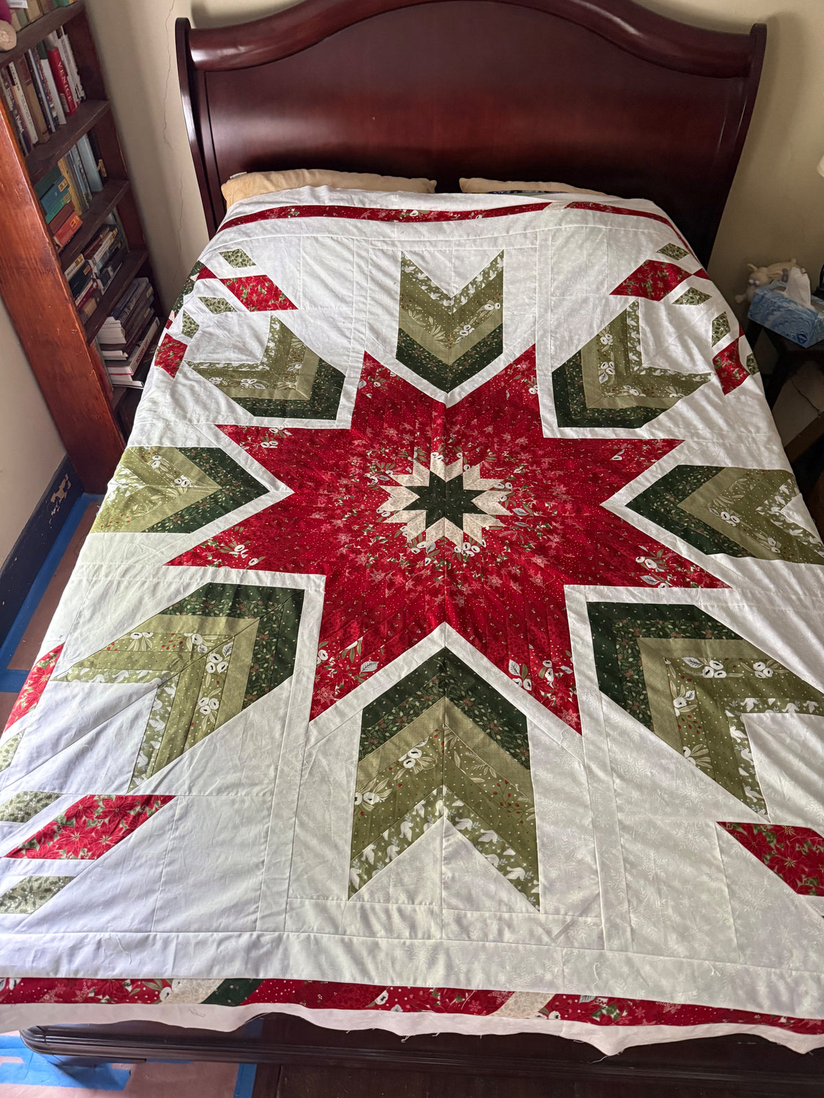 Great Plains Star Quilt Pattern - PDF quilt made by Mary