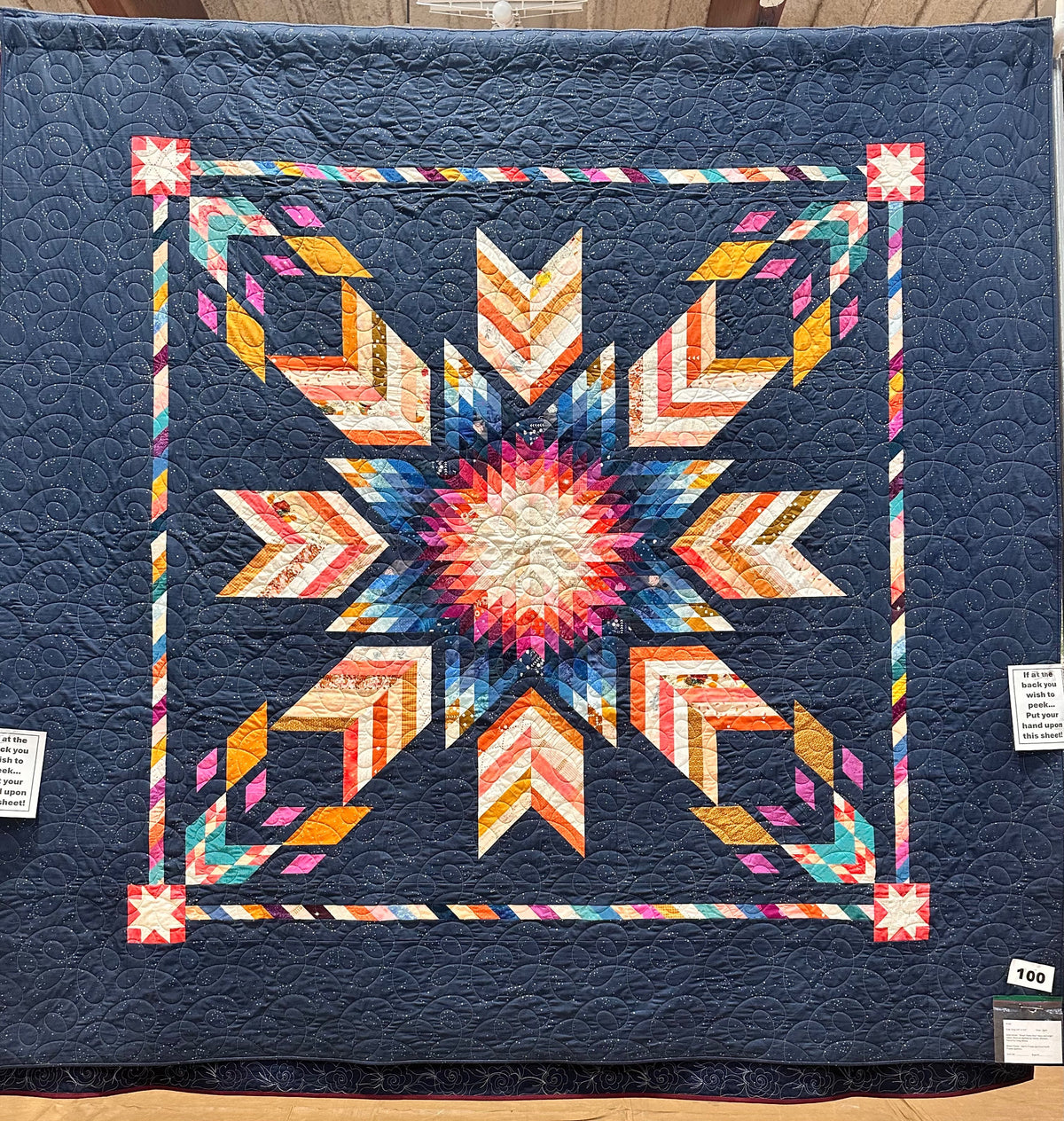 Great Plains Star Quilt Pattern - PDF quilt made by Cindy
