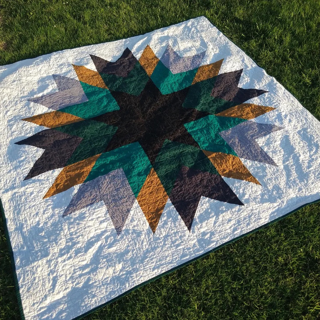 Homestead Star Quilt Pattern - PDF quilt made by Clarise