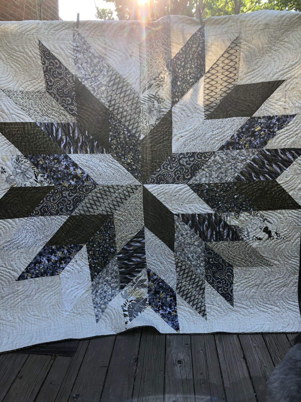 Homestead Star Quilt Pattern - PDF quilt made by Claudia