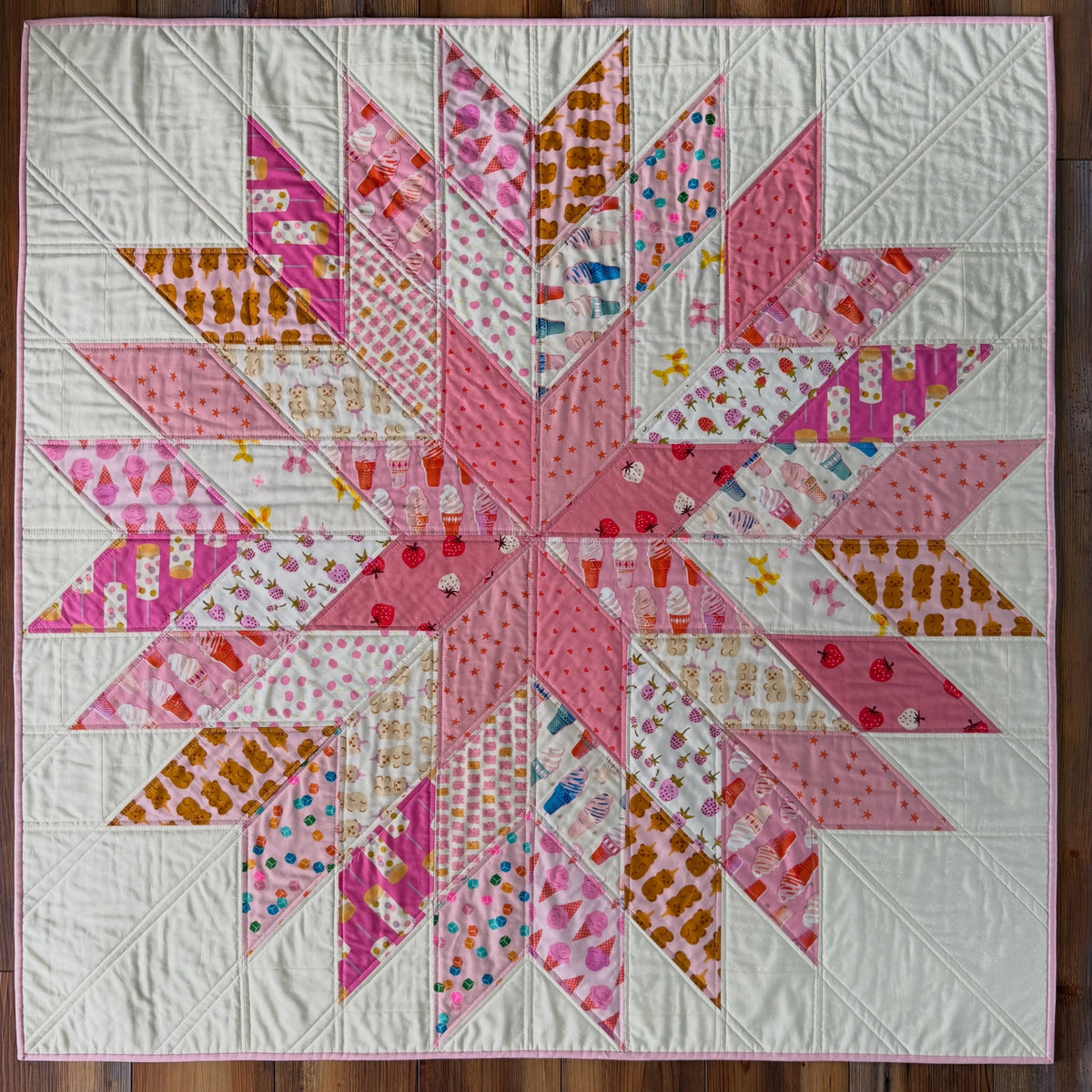Homestead Star Quilt Pattern - PDF quilt made by Angela
