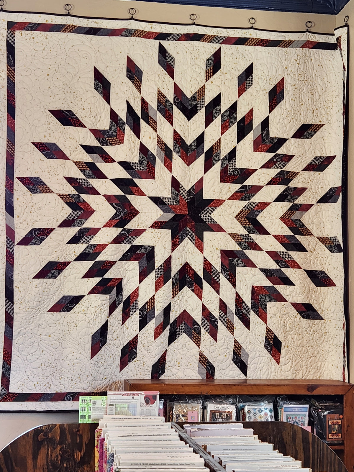 Hyalite Star Quilt Pattern - PDF quilt made by Pandi