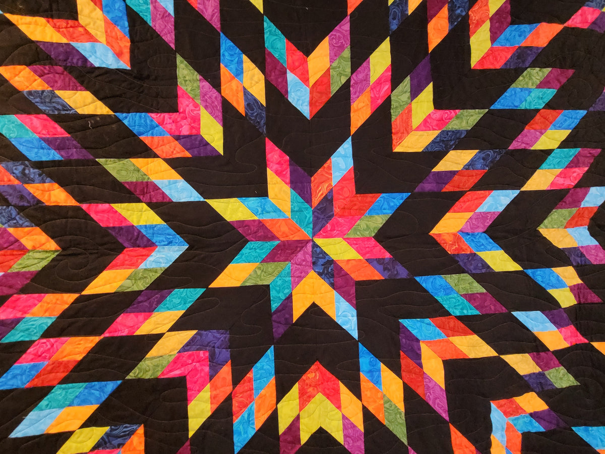 Hyalite Star Quilt Pattern - PDF quilt made by Pandi