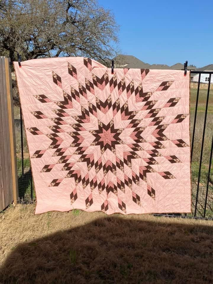 Hyalite Star Quilt Pattern - PDF quilt made by Lisa
