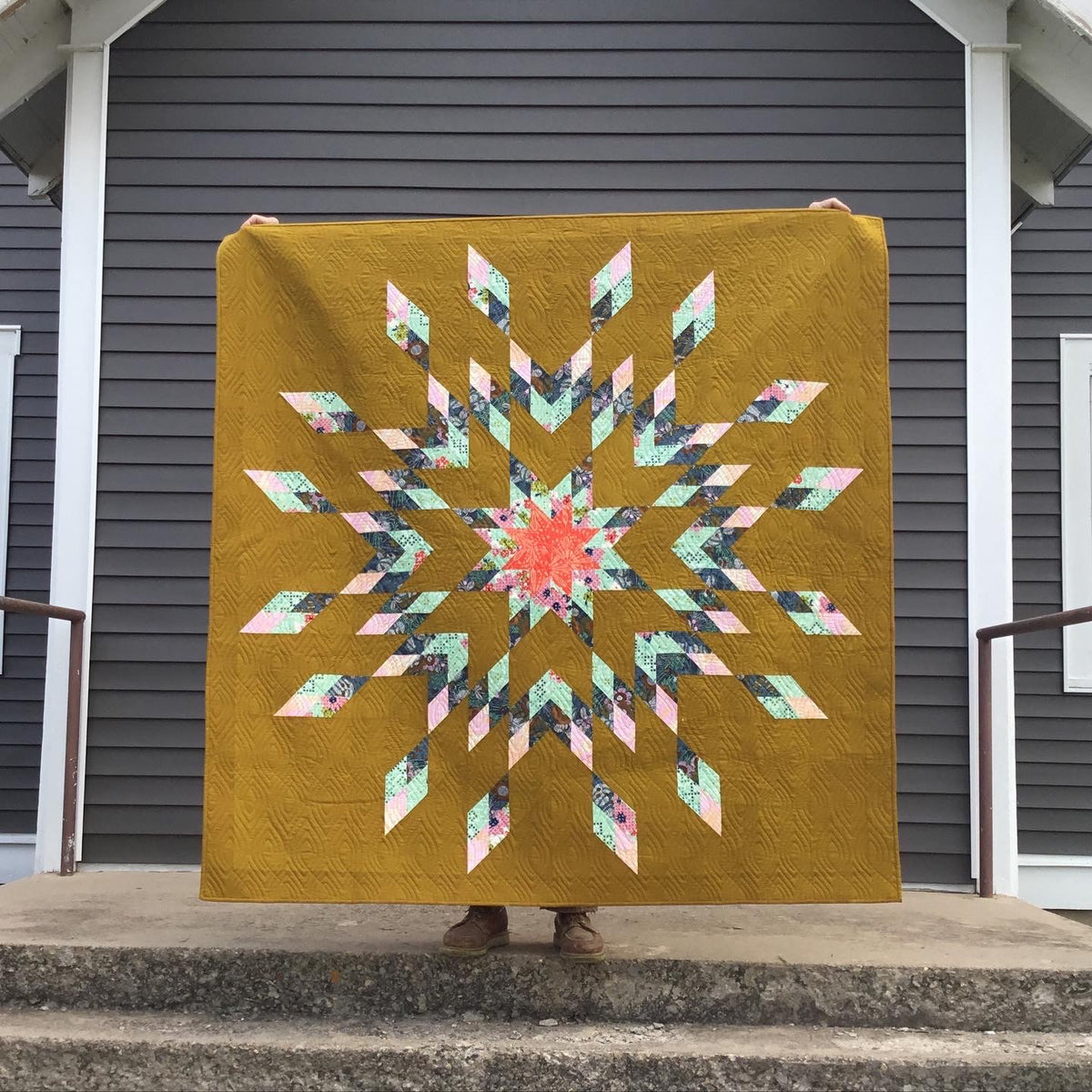 Hyalite Star Quilt Pattern - PDF quilt made by Sarah