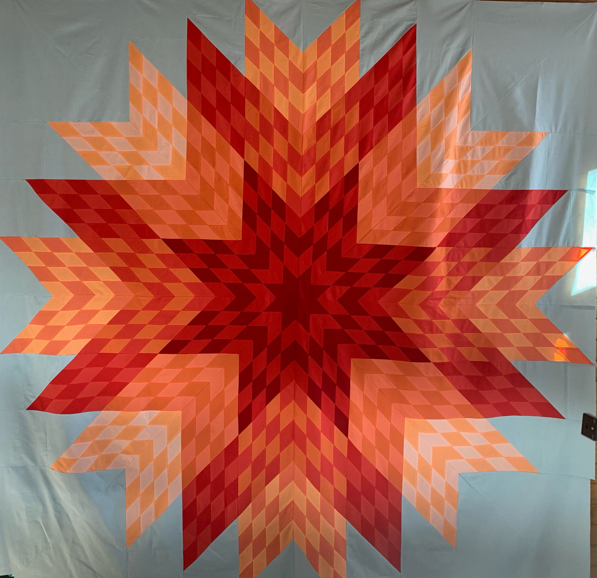 Big Sky Star Quilt Pattern - PDF quilt made by Kendra