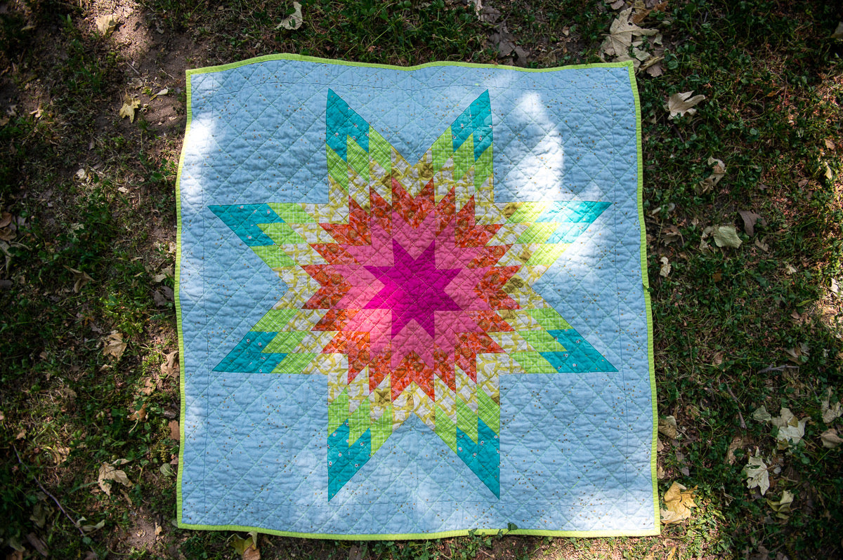 Y Not Star 2 Quilt Pattern - PDF quilt made by Mikka