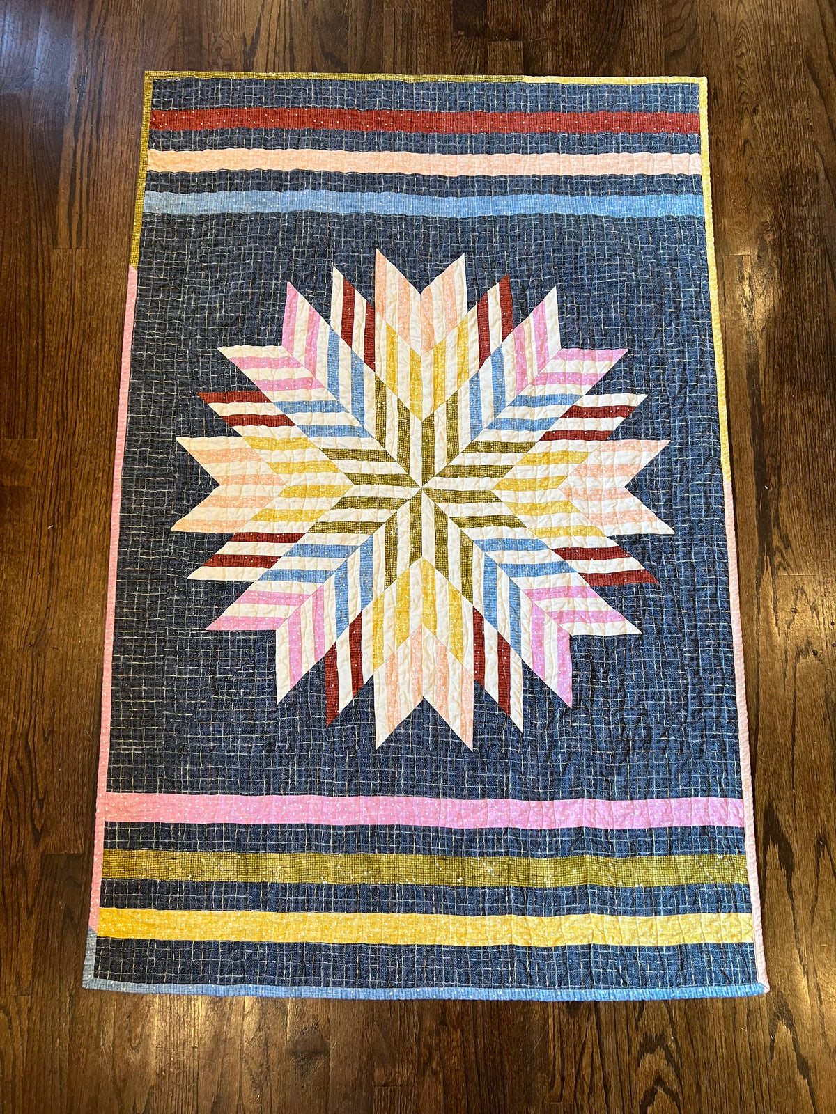 Commonwealth Star Quilt Pattern - PDF quilt made by Leslie