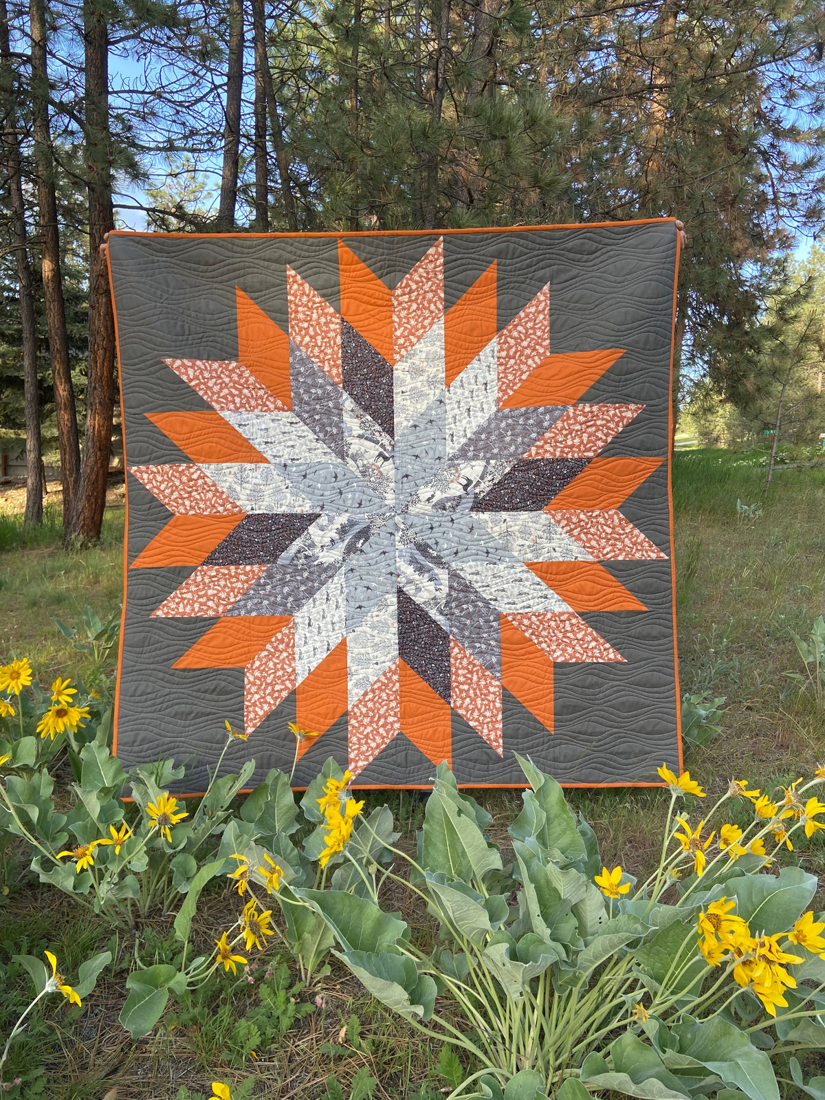 Homestead Star Quilt Pattern - PDF quilt made by Lynn