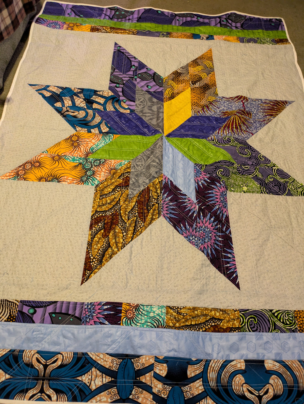 Trailing Star Quilt Pattern - PDF quilt made by Loxie