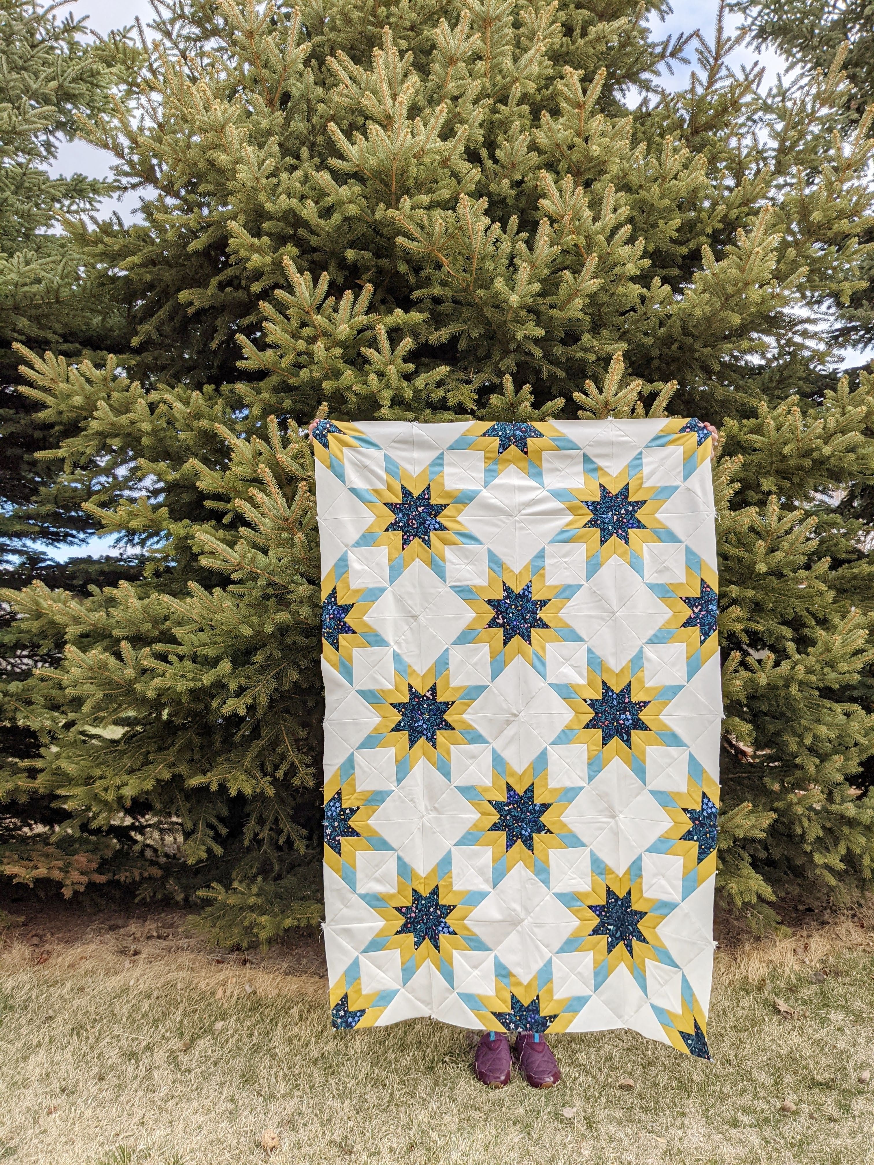 Not Alone Star Quilt Pattern - PDF