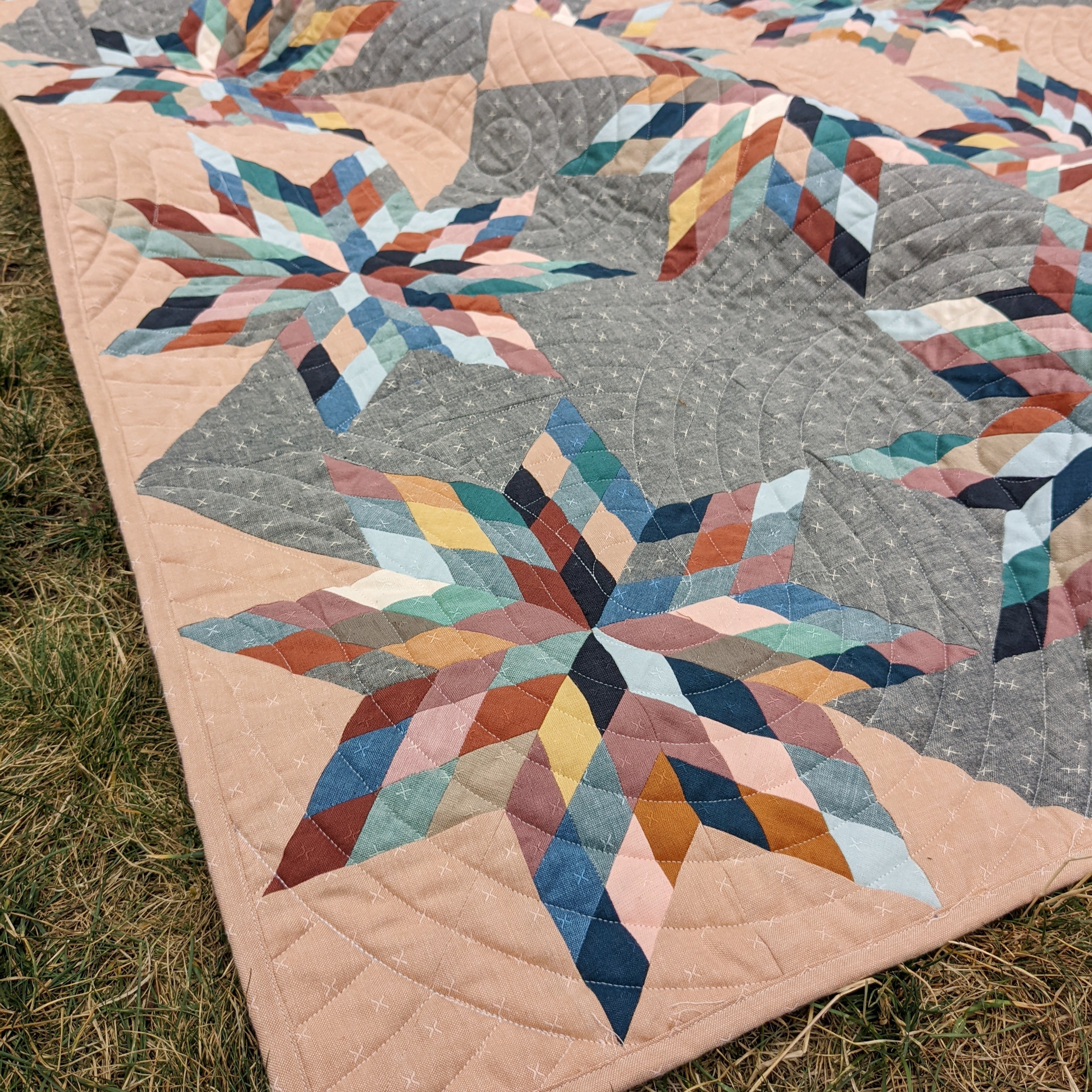 Hi-Line Star Quilt Pattern - PDF