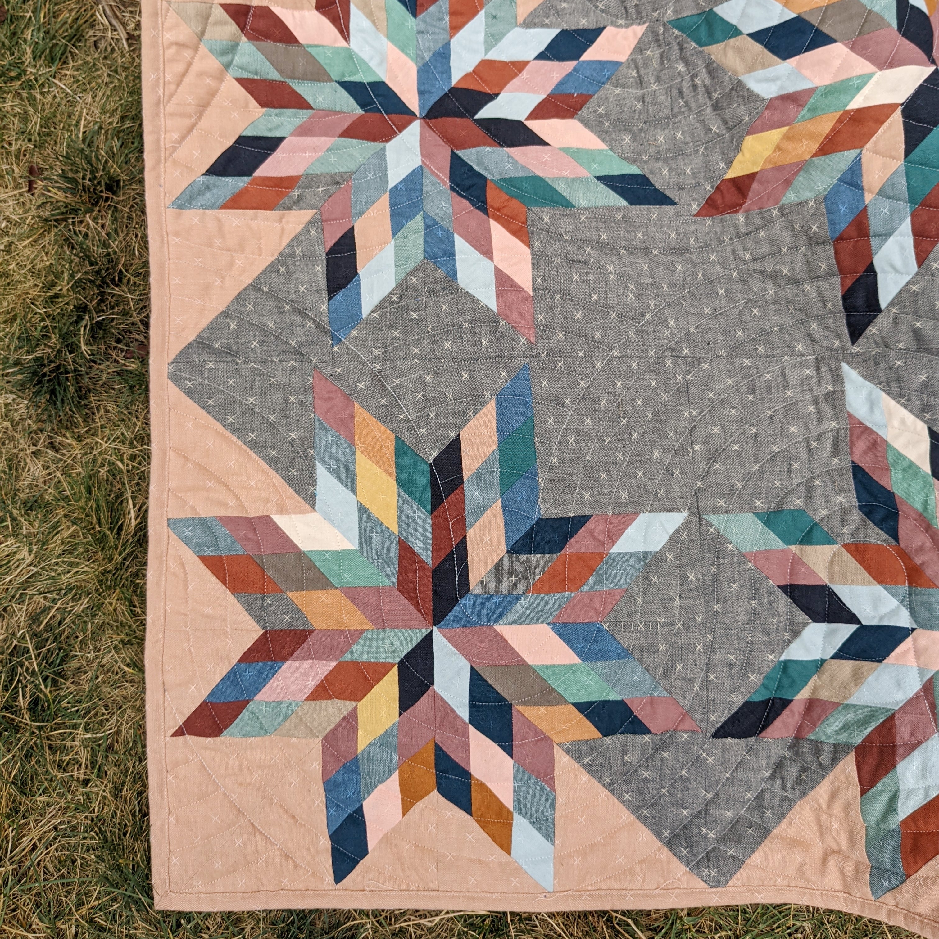 Hi-Line Star Quilt Pattern - PDF