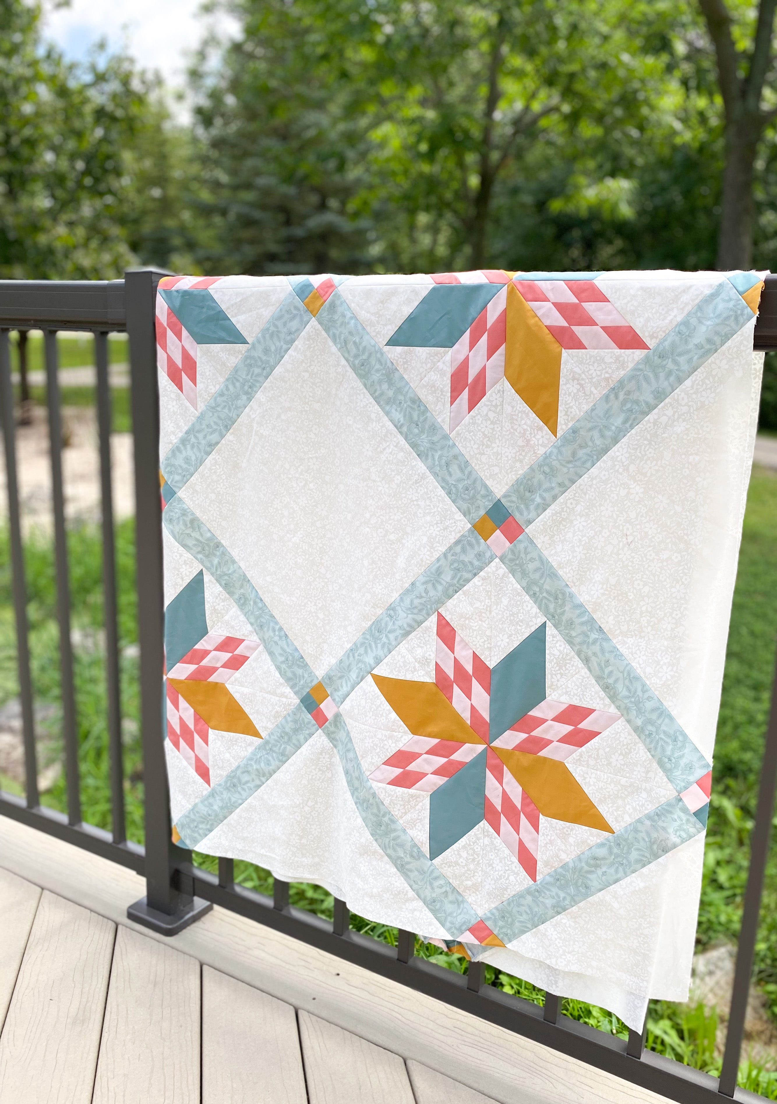 Homeplace Star Quilt Pattern - PDF