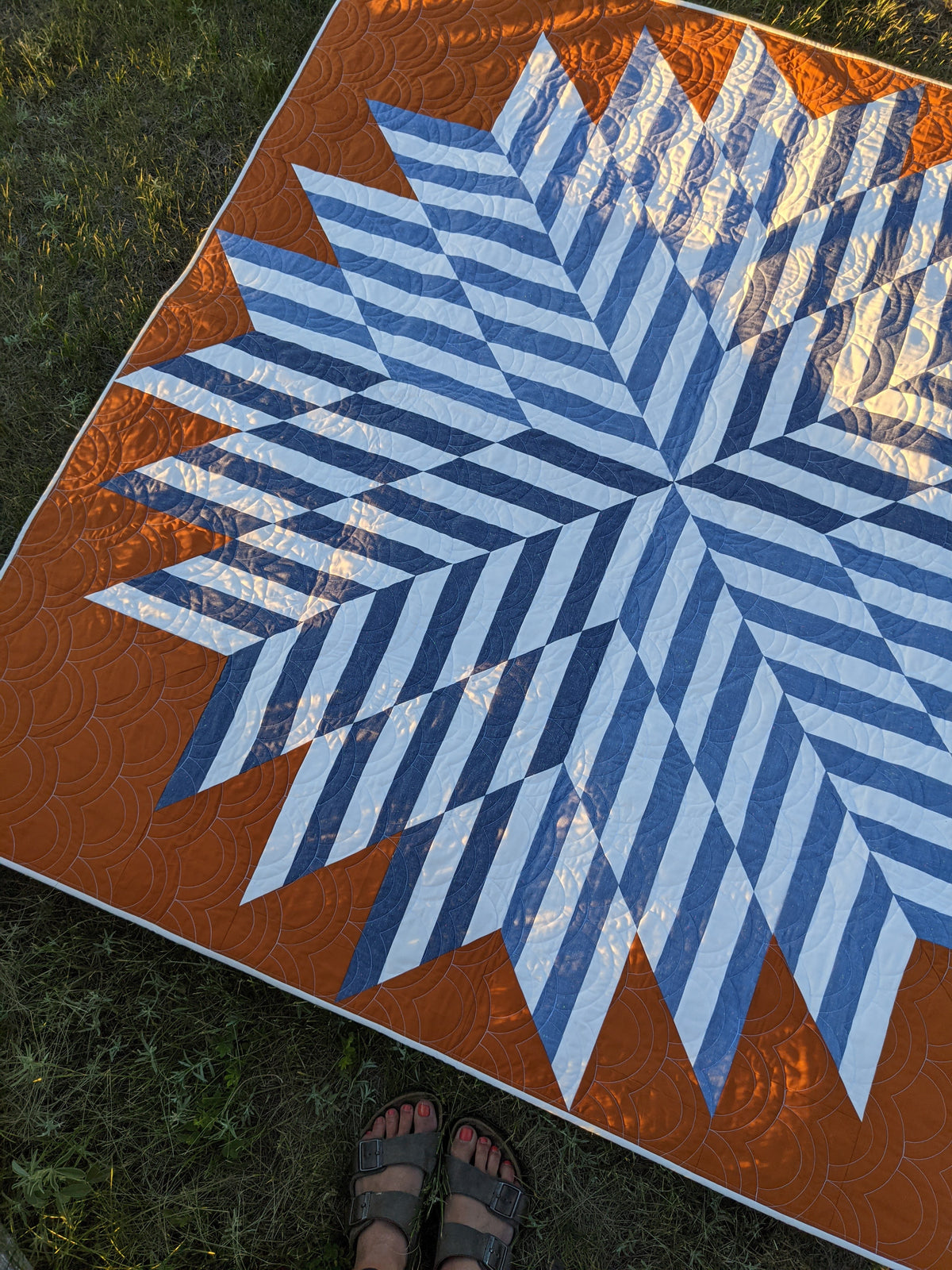 Commonwealth Star Quilt Pattern - PRINTED